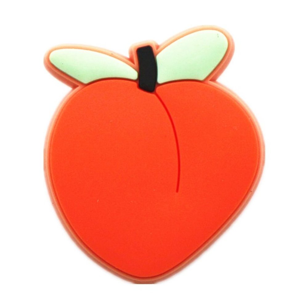 Peach Croc Charm